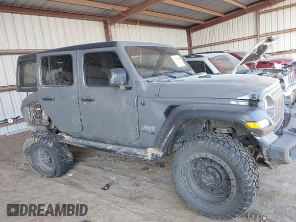 2020 Jeep Wrangler Unlimited Sport S с VIN 1C4HJXDG1LW189100, выставлен на аукционе IAAI как лот 40994680 с пробегом 172 039 миль миль и . История ставок и продаж доступна на DreamBid. Изображение 14.
