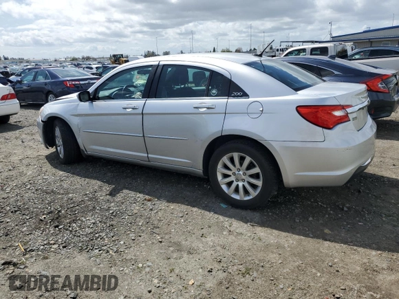 2012 Chrysler 200 Touring with VIN 1C3CCBBG1CN261658, listed as a Copart auction lot 51241995 with 135,235 mi miles and Salvage Title. Bid and sale history available at carsss.com. Image 2.