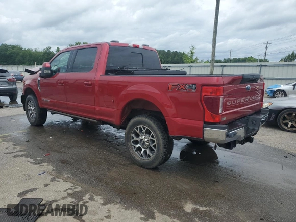 2021 Ford F-250 XL with VIN 1FT7W2BT2MEC56357, listed as a Copart auction lot 58134025 with 112,357 mi miles and Salvage title. Bid and sale history available at DreamBid. Image 2.