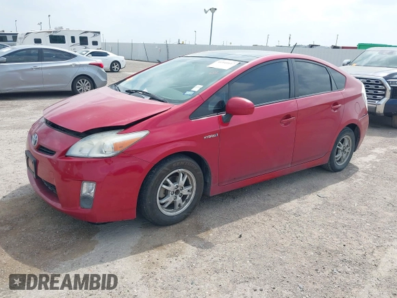 2011 Toyota Prius I with VIN JTDKN3DUXB1408074, listed as a IAAI auction lot 41941617 with 240,504 mi miles. Bid and sale history available at carsss.com. Image 17.