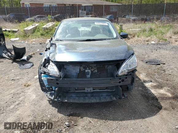 2014 Nissan Sentra S with VIN 3N1AB7AP9EY331520, listed as a Copart auction lot 53931085 with 106,587 mi miles and Salvage Title. Bid and sale history available at DreamBid. Image 5.