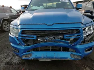 2021 Ram 1500 Big Horn with VIN 1C6SRFBT3MN586735, listed as a Copart auction lot 82870194 with 55,744 mi miles and Salvage Title. Bid and sale history available at carsss.com. Image 11.
