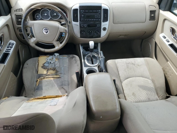 2005 Mercury Mariner Convenience with VIN 4M2YU56Z65DJ16579, listed as a Copart auction lot 57929014 with 0 mi miles and Non Repairable. Bid and sale history available at carsss.com. Image 8.