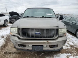 2003 Ford Excursion Limited z VIN 1FMNU43S53EA80400, wystawiony jako Copart lot #88481675 z przebiegiem 177 274 mil mil oraz Szkody całkowita. Historia ofert i sprzedaży dostępna na DreamBid. Obrazek 5.