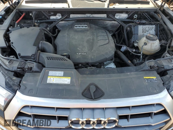 2018 Audi Q5 Premium Plus with VIN WA1BNAFY1J2196964, listed as a Copart auction lot 54155925 with 96,019 mi miles and Clean Title. Bid and sale history available at carsss.com. Image 12.