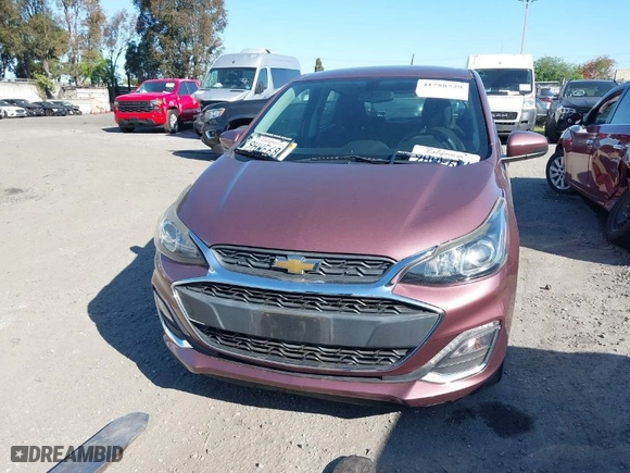2020 Chevrolet Spark LT with VIN KL8CD6SA6LC442125, listed as a IAAI auction lot 41788529 with 60,388 mi miles. Bid and sale history available at carsss.com. Image 12.