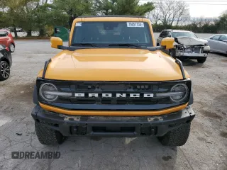 2021 Ford Bronco с VIN 1FMEE5DP6MLA88337, выставлен на аукционе Copart как лот 76057734 с пробегом 31 846 миль миль и Списание • Salvage title. История ставок и продаж доступна на DreamBid. Изображение 5.