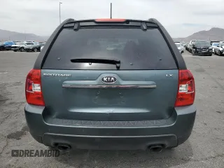 2009 Kia Sportage LX with VIN KNDJF724397574804, listed as a Copart auction lot 51101525 with 147,183 mi miles and Salvage Title. Bid and sale history available at carsss.com. Image 6.