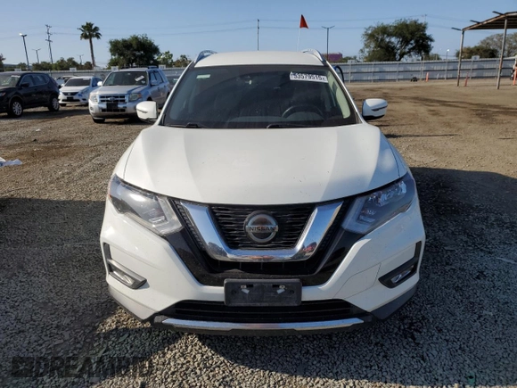 2019 Nissan Rogue SV with VIN KNMAT2MT2KP500540, listed as a Copart auction lot 53579515 with 102,746 mi miles and Salvage Title. Bid and sale history available at DreamBid. Image 5.