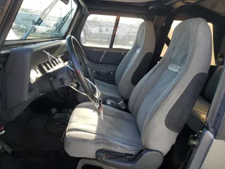 1993 Jeep Wrangler with VIN 1J4FY29S2PP242528, listed as a Copart auction lot 49787365 with 147,707 mi miles and Salvage Title. Bid and sale history available at carsss.com. Image 7.