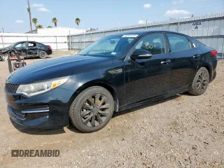 2016 Kia Optima EX with VIN 5XXGU4L32GG043201, listed as a Copart auction lot 58181915 with 108,455 mi miles and Salvage title. Bid and sale history available at DreamBid. Image 1.