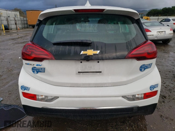 2020 Chevrolet Bolt EV LT with VIN 1G1FY6S02L4128863, listed as a Copart auction lot 43261433 with 18,594 mi miles. Bid and sale history available at carsss.com. Image 6.