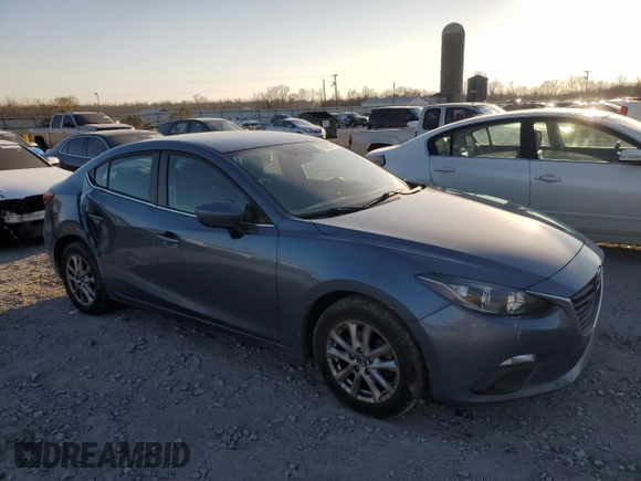 2016 Mazda 3 i Sport with VIN 3MZBM1U70GM304685, listed as a Copart auction lot 46882935 with 132,296 mi miles and Salvage Title. Bid and sale history available at DreamBid. Image 4.