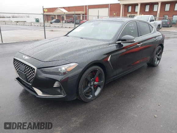 2019 Genesis G70 Dynamic with VIN KMTG34LE2KU020333, listed as a IAAI auction lot 41570026 with 93,020 mi miles and . Bid and sale history available at DreamBid. Image 18.