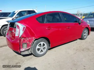 2013 Toyota Prius One with VIN JTDKN3DUXD5698165, listed as a IAAI auction lot 41933409 with 143,893 mi miles. Bid and sale history available at carsss.com. Image 4.