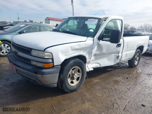 2002 Chevrolet Silverado 1500 with VIN 1GCEC14WX2Z146163, listed as a IAAI auction lot 41520765 with 195,742 mi miles. Bid and sale history available at carsss.com. Image 18.
