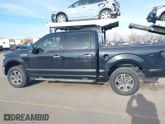 2019 Ford F-150 XL with VIN 1FTEW1E42KFA87194, listed as a IAAI auction lot 41266379 with 89,799 mi miles. Bid and sale history available at carsss.com. Image 13.
