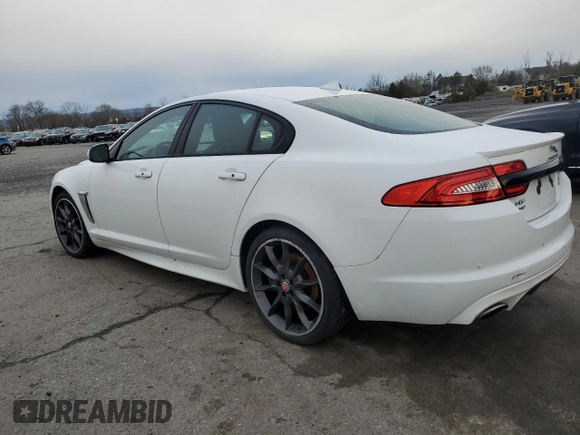 2015 Jaguar XF V6 Portfolio with VIN SAJWJ0FF3F8U56153, listed as a Copart auction lot 52743155 with 61,569 mi miles and Salvage Title. Bid and sale history available at carsss.com. Image 2.