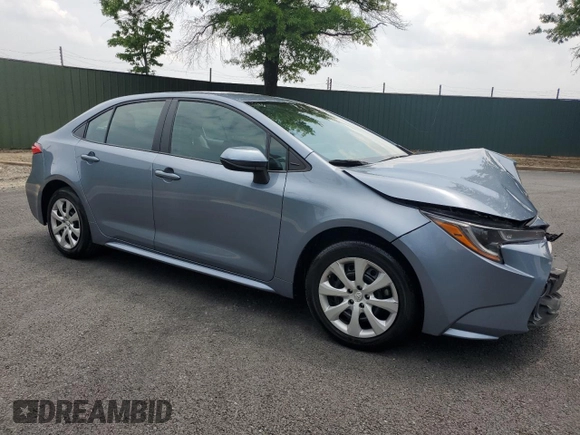 2024 Toyota Corolla LE with VIN 5YFB4MDE4RP109302, listed as a Copart auction lot 60998095 with 40,778 mi miles and Clean title. Bid and sale history available at DreamBid. Image 4.