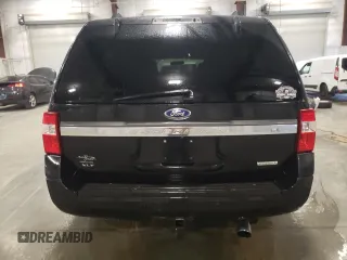 2015 Ford Expedition Max XLT with VIN 1FMJK1JT1FEF03136, listed as a Copart auction lot 55802825 with 141,221 mi miles and Salvage title. Bid and sale history available at DreamBid. Image 6.