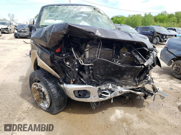 2013 Ford F-250 XL with VIN 1FT7X2B6XDEA50985, listed as a Copart auction lot 53409724 with 104,965 mi miles and Salvage Title. Bid and sale history available at DreamBid. Image 5.