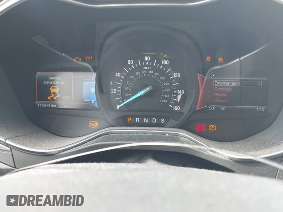 2016 Ford Fusion SE with VIN 3FA6P0T99GR268237, listed as a IAAI auction lot 41951459 with 117,309 mi miles. Bid and sale history available at carsss.com. Image 7.