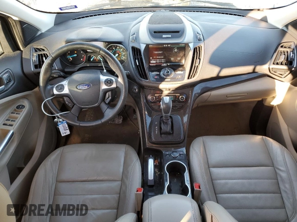 2014 Ford Escape Titanium with VIN 1FMCU0JX7EUD79989, listed as a Copart auction lot 43086695 with 181,642 mi miles and Salvage Title. Bid and sale history available at carsss.com. Image 8.