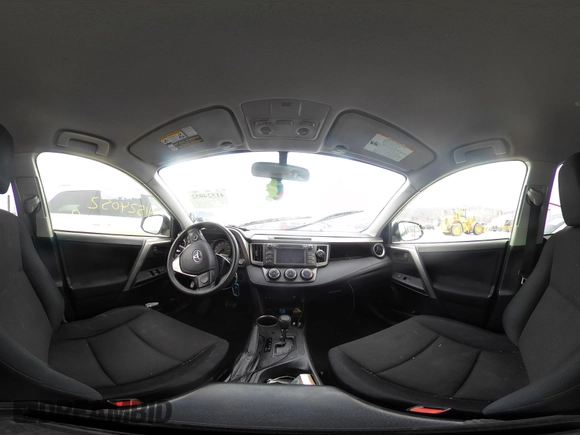 2015 Toyota RAV4 LE with VIN JTMBFREV4FJ037488, listed as a IAAI auction lot 41524052 with 155,544 mi miles and . Bid and sale history available at carsss.com. Image 18.