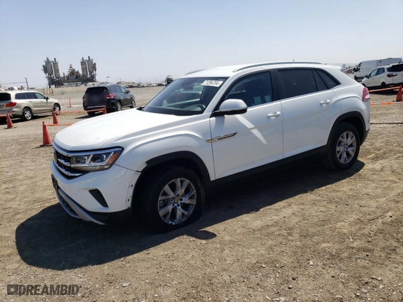 2021 Volkswagen Atlas Cross Sport 2.0T S with VIN 1V2AC2CA5MC238103, listed as a Copart auction lot 71294704 with 35,543 mi miles and Salvage Title. Bid and sale history available at carsss.com. Image 1.