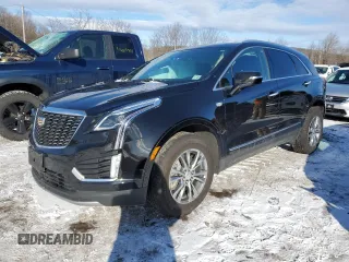 2023 Cadillac XT5 AWD Premium Luxury with VIN 1GYKNDR40PZ136894, listed as a Copart auction lot 45147465 with 42,901 mi miles and Salvage Title. Bid and sale history available at DreamBid. Image 1.