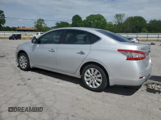 2014 Nissan Sentra S with VIN 3N1AB7AP2EL696554, listed as a Copart auction lot 54410195 with 93,406 mi miles and Salvage Title. Bid and sale history available at DreamBid. Image 2.