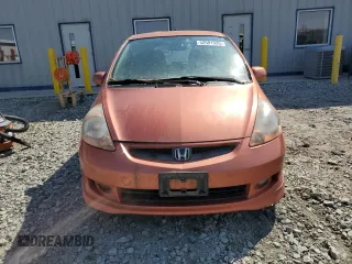 2008 Honda Fit Sport with VIN JHMGD37688S036385, listed as a Copart auction lot 52591935 with 120,113 mi miles and Clean Title. Bid and sale history available at carsss.com. Image 5.