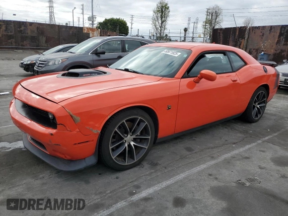 2016 Dodge Challenger R/T Scat Pack z VIN 2C3CDZFJXGH351790, wystawiony jako Copart lot #50971925 z przebiegiem 69 129 mil mil oraz Szkody całkowita. Historia ofert i sprzedaży dostępna na DreamBid. Obrazek 1.