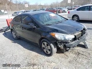 2014 Kia Forte LX with VIN KNAFK4A66E5179618, listed as a IAAI auction lot 41718330 with 115,052 mi miles. Bid and sale history available at carsss.com. Image 1.