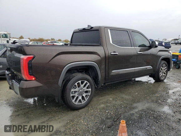 2022 Toyota Tundra 1794 Edition with VIN 5TFMA5DB5NX048356, listed as a Copart auction lot 81753004 with 17,077 mi miles and Salvage title. Bid and sale history available at DreamBid. Image 3.