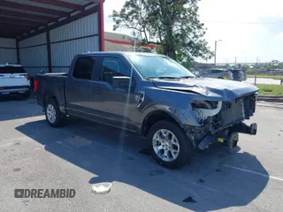 2023 Ford F-150 XL with VIN 1FTEW1C54PFA85661, listed as a IAAI auction lot 41937655 with 40,614 mi miles. Bid and sale history available at carsss.com. Image 1.
