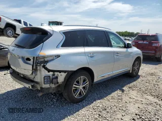 2020 Infiniti QX60 Luxe with VIN 5N1DL0MM7LC516103, listed as a Copart auction lot 57853765 with 69,496 mi miles and Salvage title. Bid and sale history available at DreamBid. Image 3.