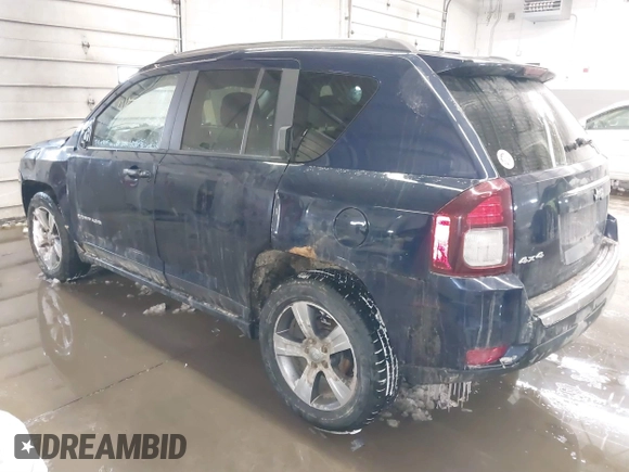 2017 Jeep Compass High Altitude with VIN 1C4NJDEB0HD176846, listed as a IAAI auction lot 41573968 with 94,123 mi miles and . Bid and sale history available at DreamBid. Image 3.