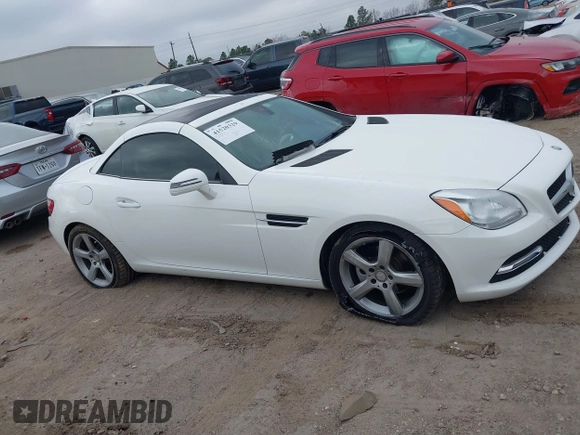 2014 Mercedes-Benz SLK 250 with VIN WDDPK4HA7EF081313, listed as a IAAI auction lot 41520329 with 53,031 mi miles and . Bid and sale history available at DreamBid. Image 13.