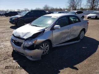2010 Toyota Corolla with VIN 2T1BU4EE5AC406288, listed as a Copart auction lot 49456195 with 134,822 mi miles and Salvage Title. Bid and sale history available at carsss.com. Image 1.