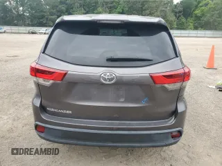 2018 Toyota Highlander LE with VIN 5TDZARFHXJS035987, listed as a Copart auction lot 57495055 with 125,642 mi miles and Salvage title. Bid and sale history available at DreamBid. Image 6.