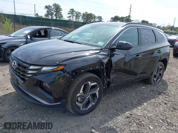2024 Hyundai Tucson SEL Convenience with VIN KM8JCCD18RU201968, listed as a IAAI auction lot 42128673 with 6,542 mi miles and . Bid and sale history available at carsss.com. Image 22.