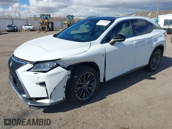 2016 Lexus RX 350 with VIN 2T2BZMCA6GC037432, listed as a IAAI auction lot 41610807 with 126,997 mi miles and . Bid and sale history available at DreamBid. Image 17.
