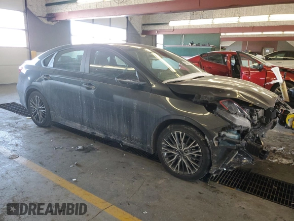 2023 Kia Forte GT-Line with VIN 3KPF54AD2PE528791, listed as a Copart auction lot 45599365 with 0 mi miles and Salvage Title. Bid and sale history available at carsss.com. Image 4.