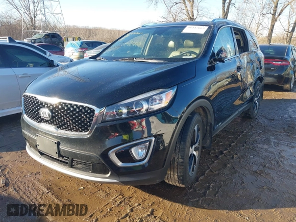 2018 Kia Sorento EX with VIN 5XYPHDA51JG362908, listed as a IAAI auction lot 41447663 with 113,182 mi miles and . Bid and sale history available at carsss.com. Image 2.