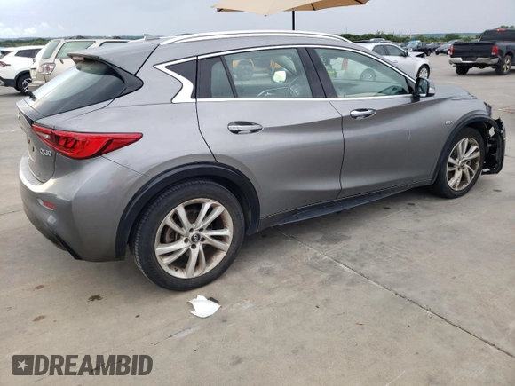 2019 Infiniti QX30 Luxe with VIN SJKCH5CP8KA009597, listed as a Copart auction lot 54388245 with 73,944 mi miles and Salvage title. Bid and sale history available at DreamBid. Image 3.