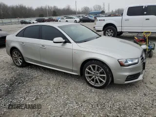 2014 Audi A4 Premium Plus with VIN WAUFFAFLXEN007111, listed as a Copart auction lot 44054545 with 184,055 mi miles and Salvage Title. Bid and sale history available at carsss.com. Image 4.