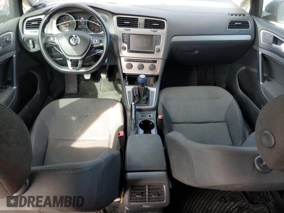 2017 Volkswagen Golf SportWagen S with VIN 3VWA17AU4HM502818, listed as a Copart auction lot 48975945 with 85,811 mi miles and Salvage Title. Bid and sale history available at carsss.com. Image 8.