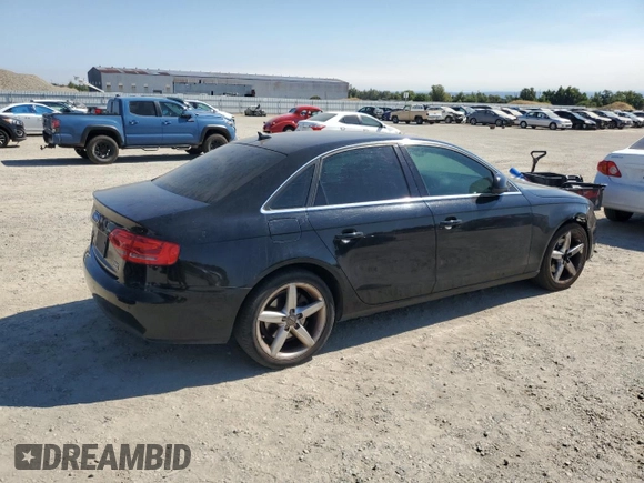 2009 Audi A4 Prestige with VIN WAUMF78KX9A093483, listed as a Copart auction lot 65438435 with 198,045 mi miles and Salvage title. Bid and sale history available at DreamBid. Image 3.