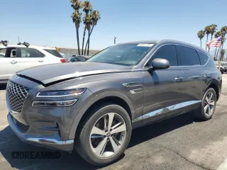 2021 Genesis GV80 with VIN KMUHB4SB1MU036701, listed as a Copart auction lot 64461735 with 54,990 mi miles and Salvage title. Bid and sale history available at DreamBid. Image 1.